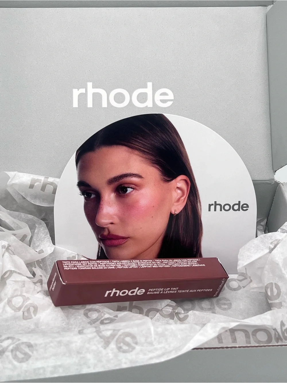 rhode Macadamia Butter Peptide Lip Tint Limited Edition shade New In Box